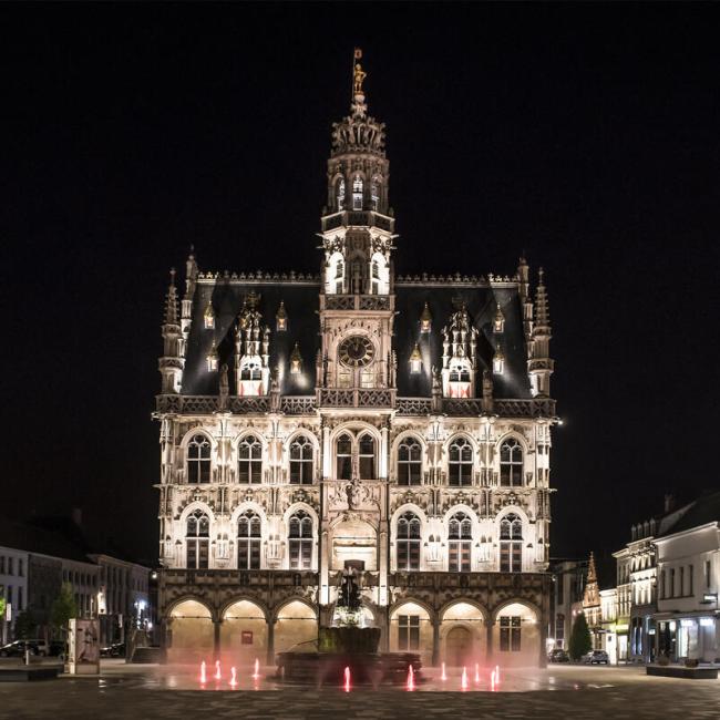 Oudenaarde by night